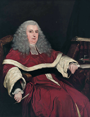 Painting of Justice John Hyde by Robert Home
